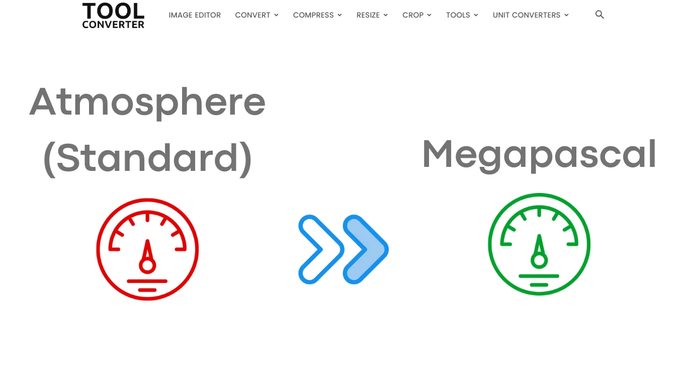 Atmosphere Standard To Megapascal Converter atm To MPa 