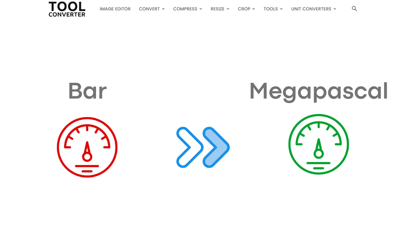 Bar To Megapascal Converter bar To MPa 