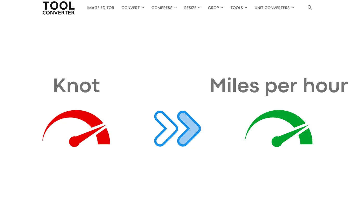 Knot to Miles per hour Converter (kn to mph)