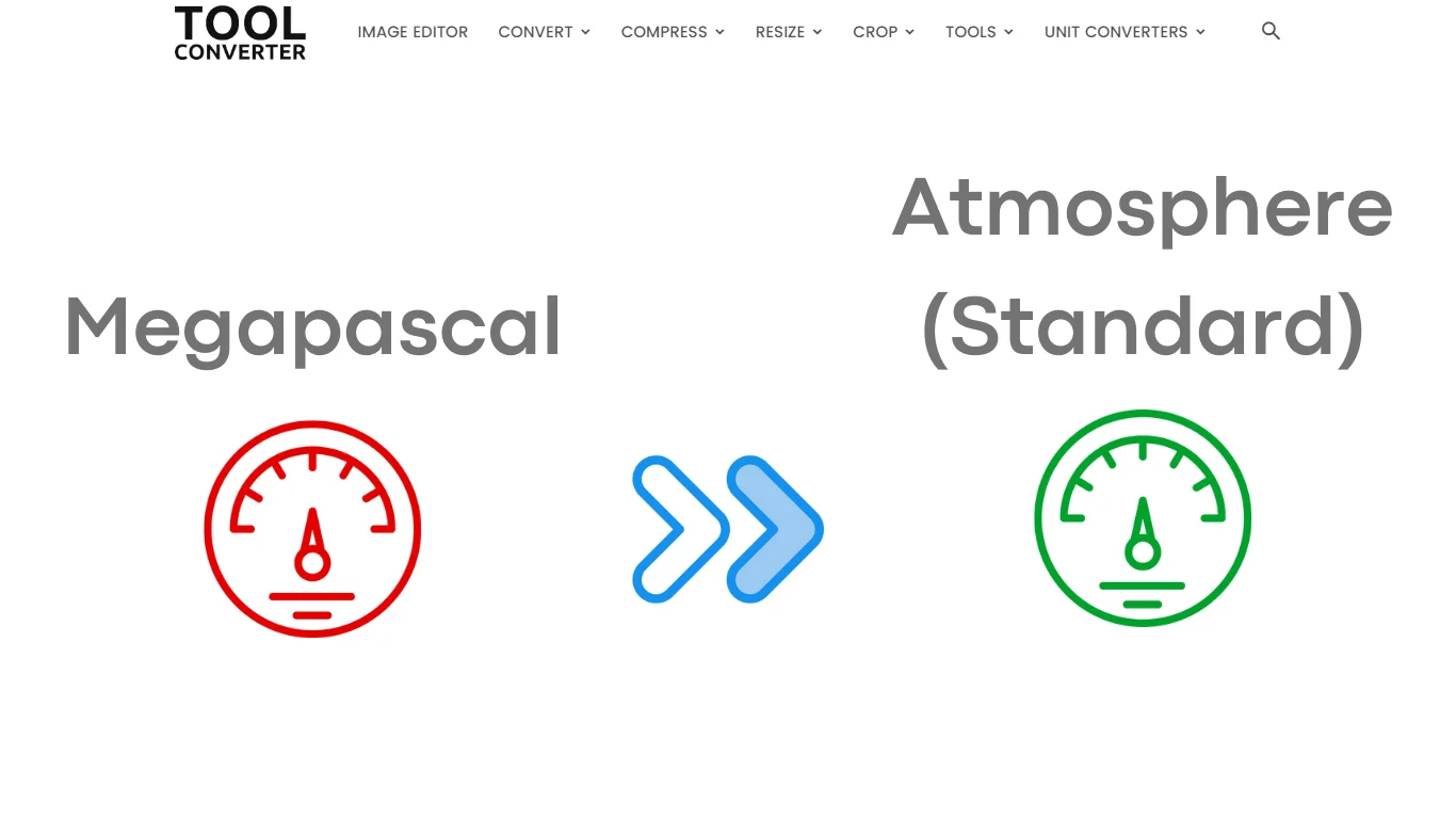 Megapascal To Atmosphere Standard Converter MPa To Atm 