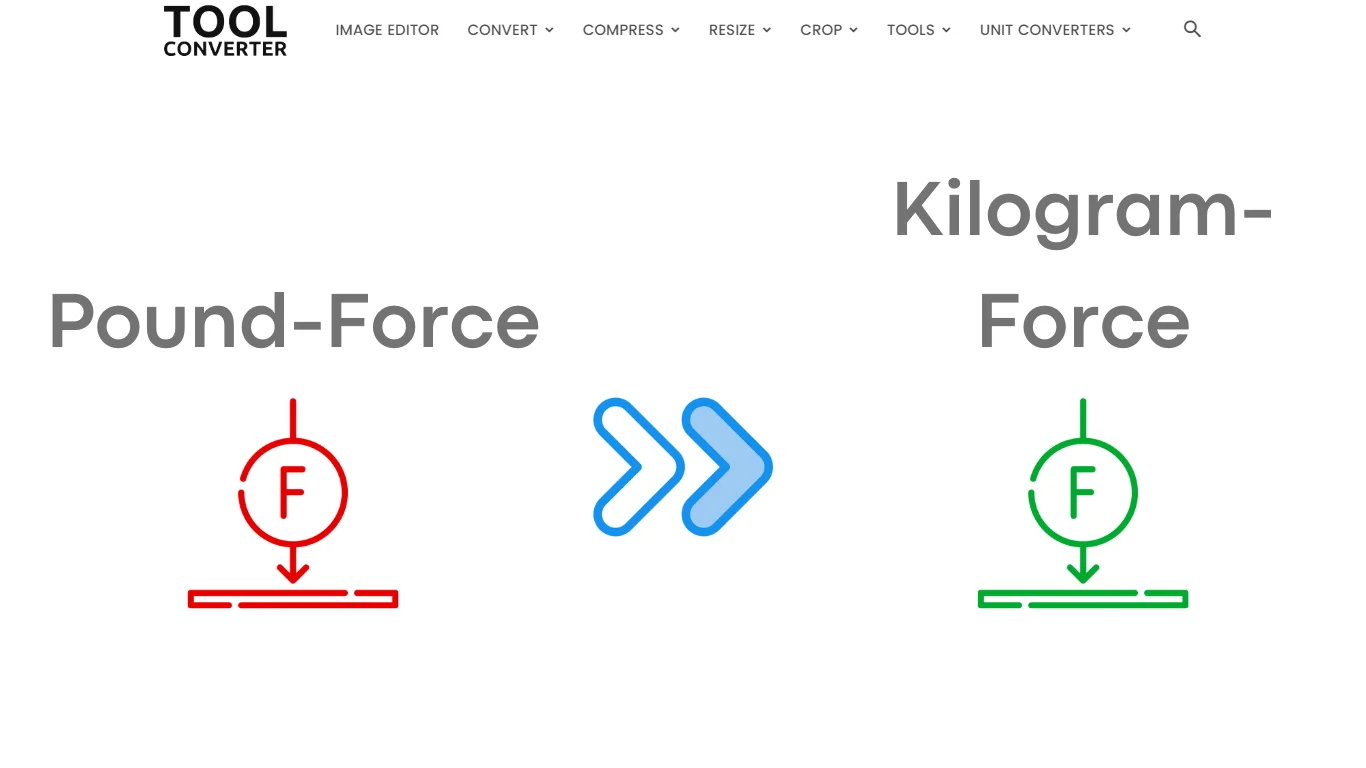 Pound Force To Kilogram Force Converter lbf To Kgf 