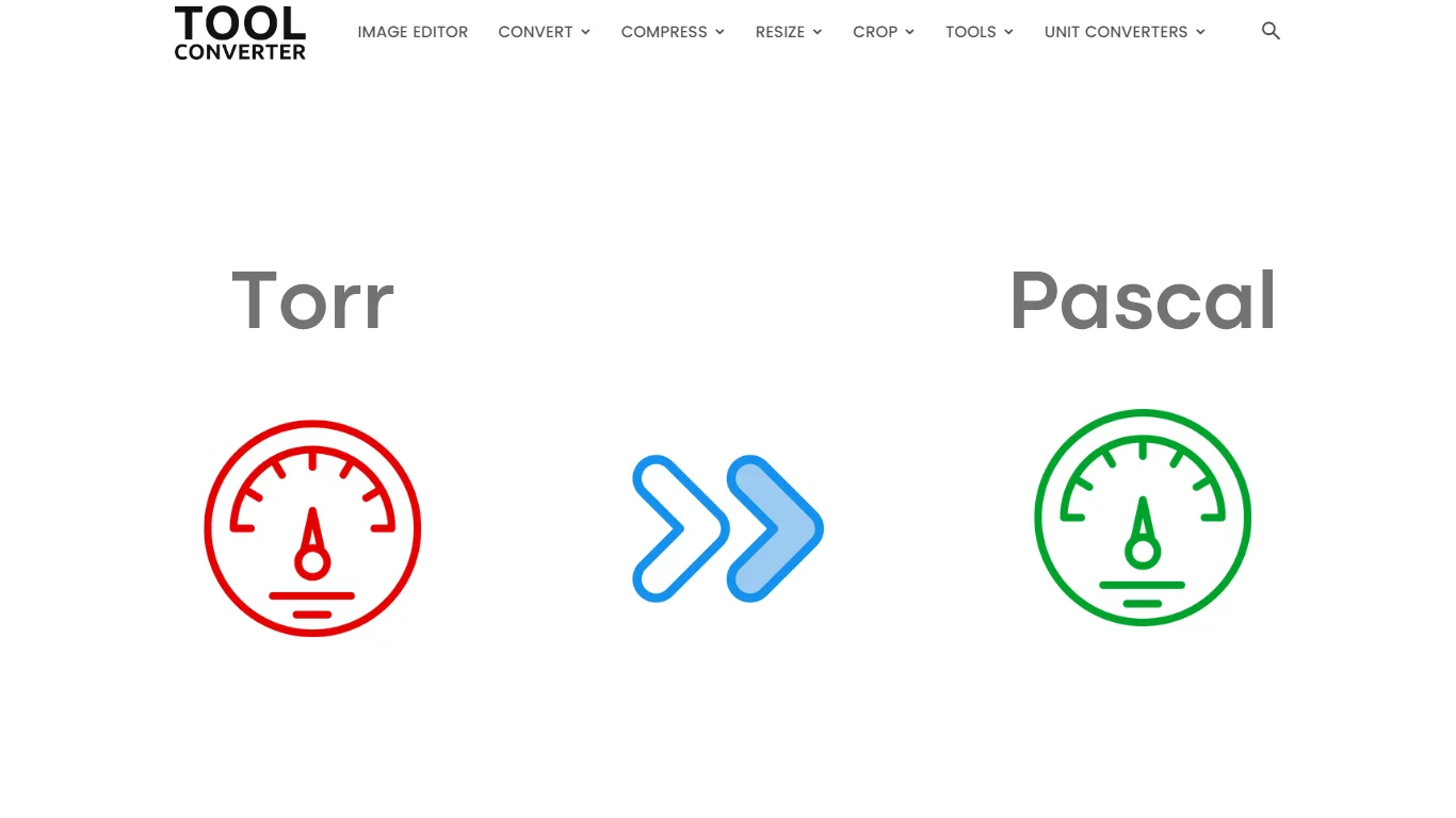Torr To Pascal Converter Torr To Pa 